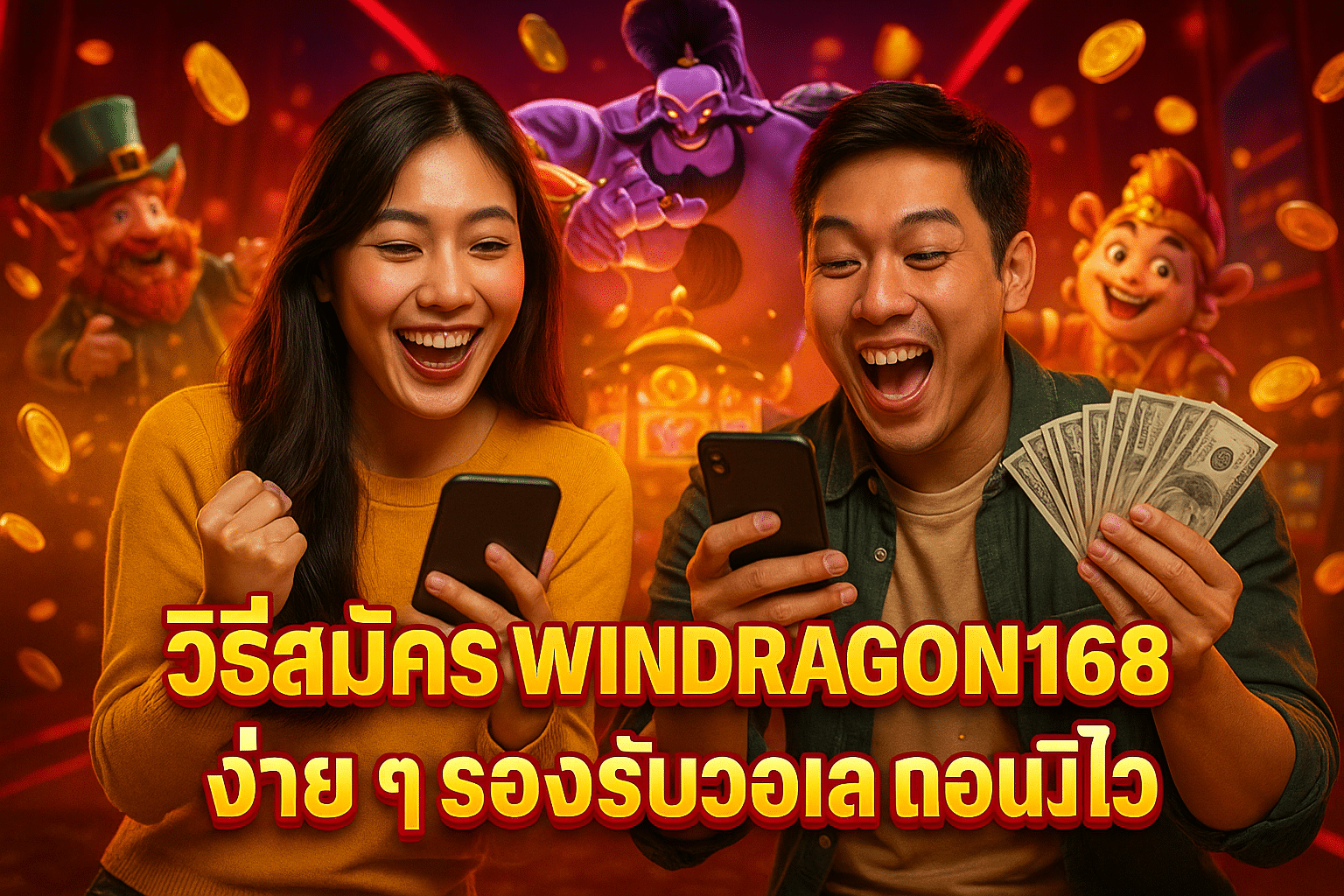 วิธีสมัคร WINDRAGON168 ง่าย ๆ รองรับวอเลท ถอนเงินไว